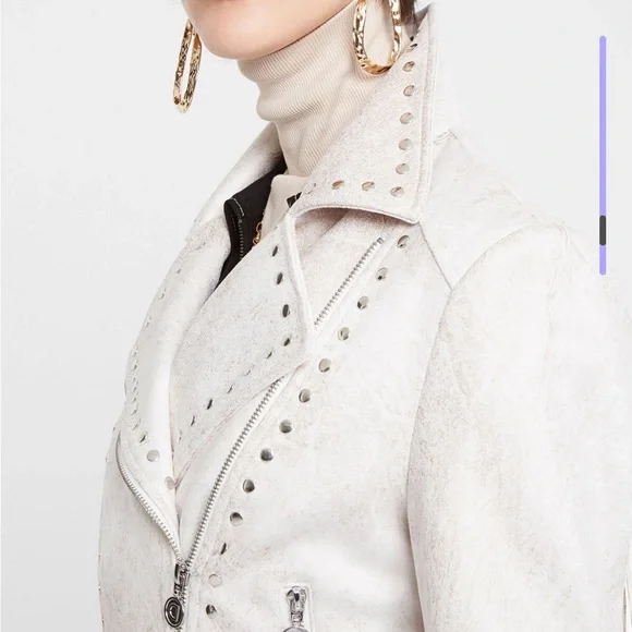 NWT Size 4 Desigual Ramones Westchester Fringe Jacket - Picture 7 of 16